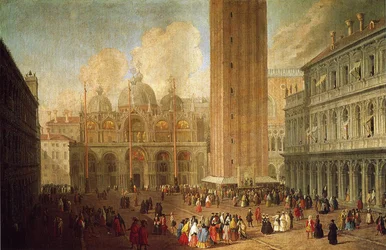 Piazza San Marco, Venedig, ca. 1722